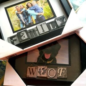 *NEW* 3D Family & Doggie Frames
